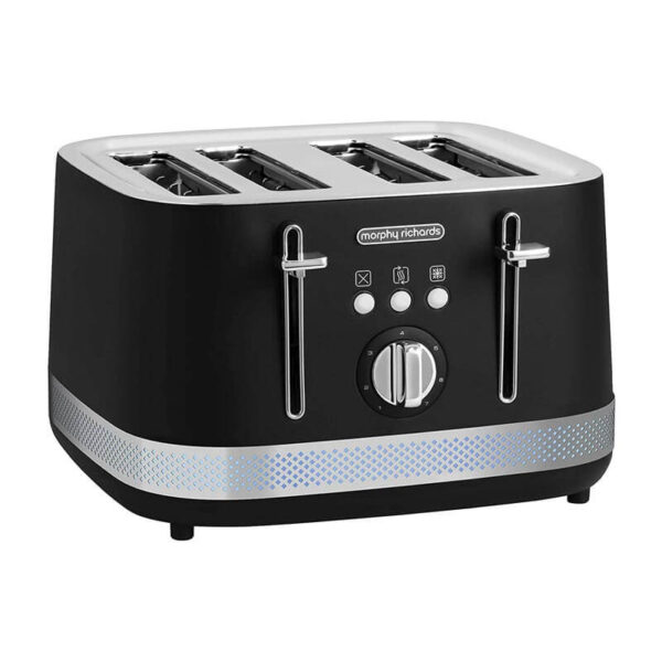 Morphy Richards Illumination 4 Slice Toaster – Black – 248020