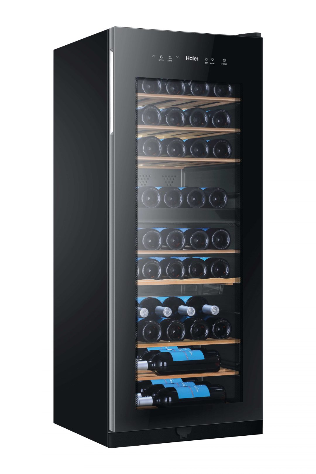 Haier WS53GDA Dual Zone 53 Bottle Wine Cooler A+ Black Stapletons