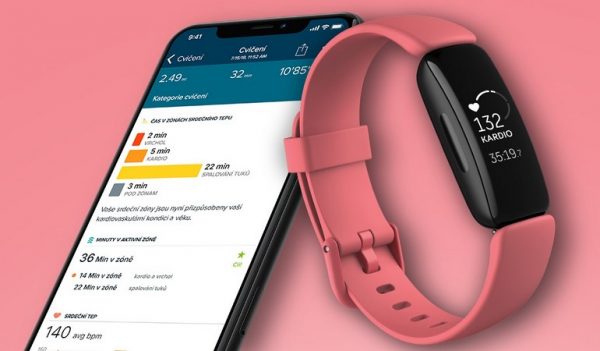 Fitbit Inspire 2 Health & Fitness Smart Watch | Desert Rose | 79-FB418BKCR