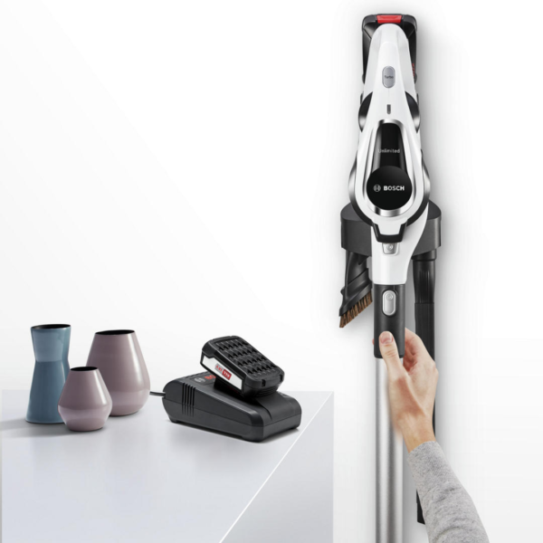 Bosch Serie 8 Unlimited Cordless Vacuum Cleaner – White – BCS122GB