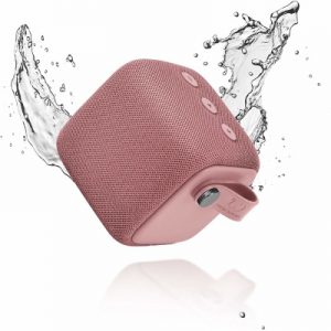 Fresh ‘n Rebel Rockbox Bold S Dusty Pink Waterproof Bluetooth Speaker – 1RB6000DP – 656487