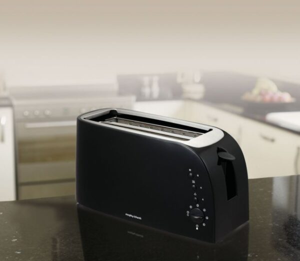 Morphy Richards Essentials 4 Slice Toaster Black 980508