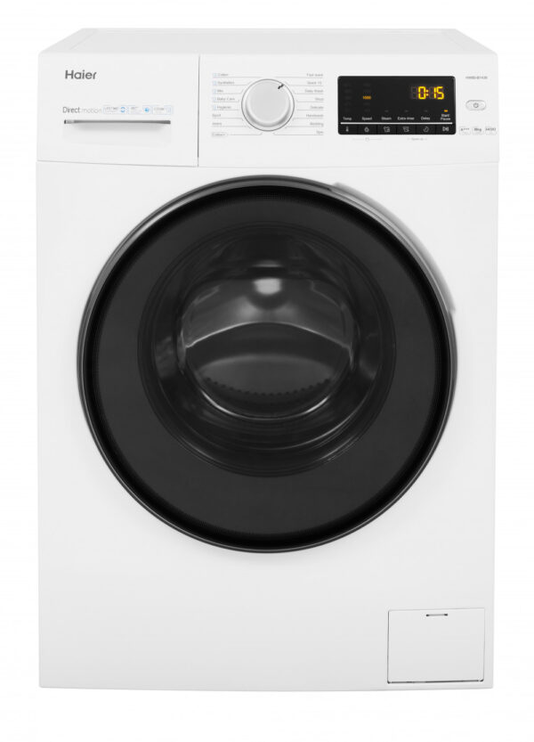Haier 8Kg Washing Machine with 1400 rpm – White [Energy Class A+++] – HW80-B1439