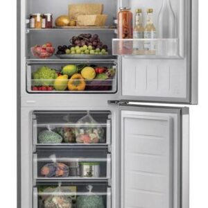 Hoover 54cm Low Frost Fridge Freezer – Stainless Steel – HMCL5172XIN