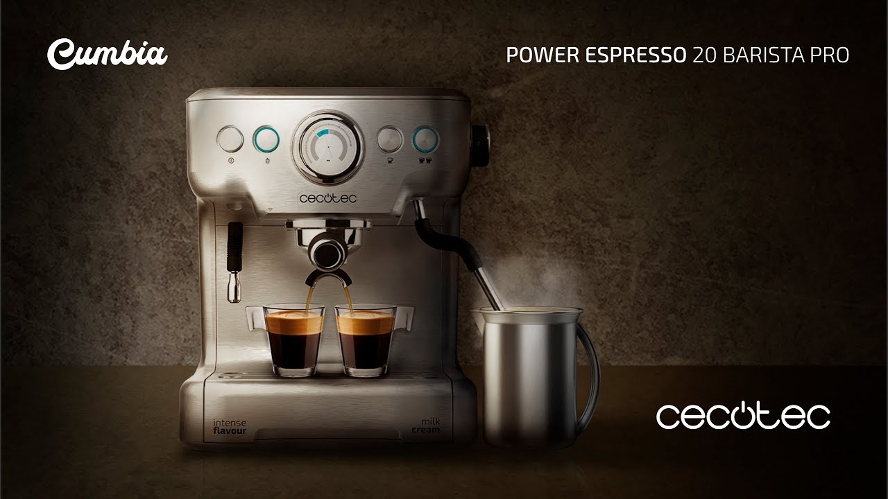 Cecotec Power Espresso 20 Barista Pro Espresso Machine 2900 W Stainless  Steel - 015776