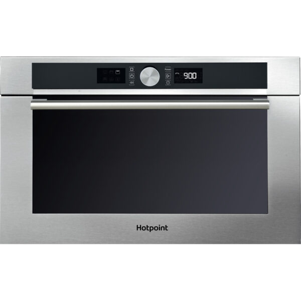 Hotpoint Class 4 Built-In Microwave with Grill – Stainless Steel – MD454IXH