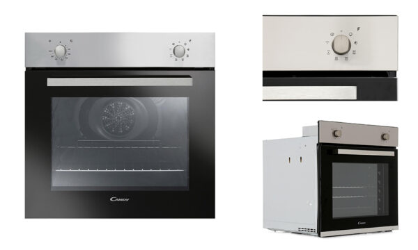 Candy 65L Electric Single Oven – Stainless Steel – FCP600X/E