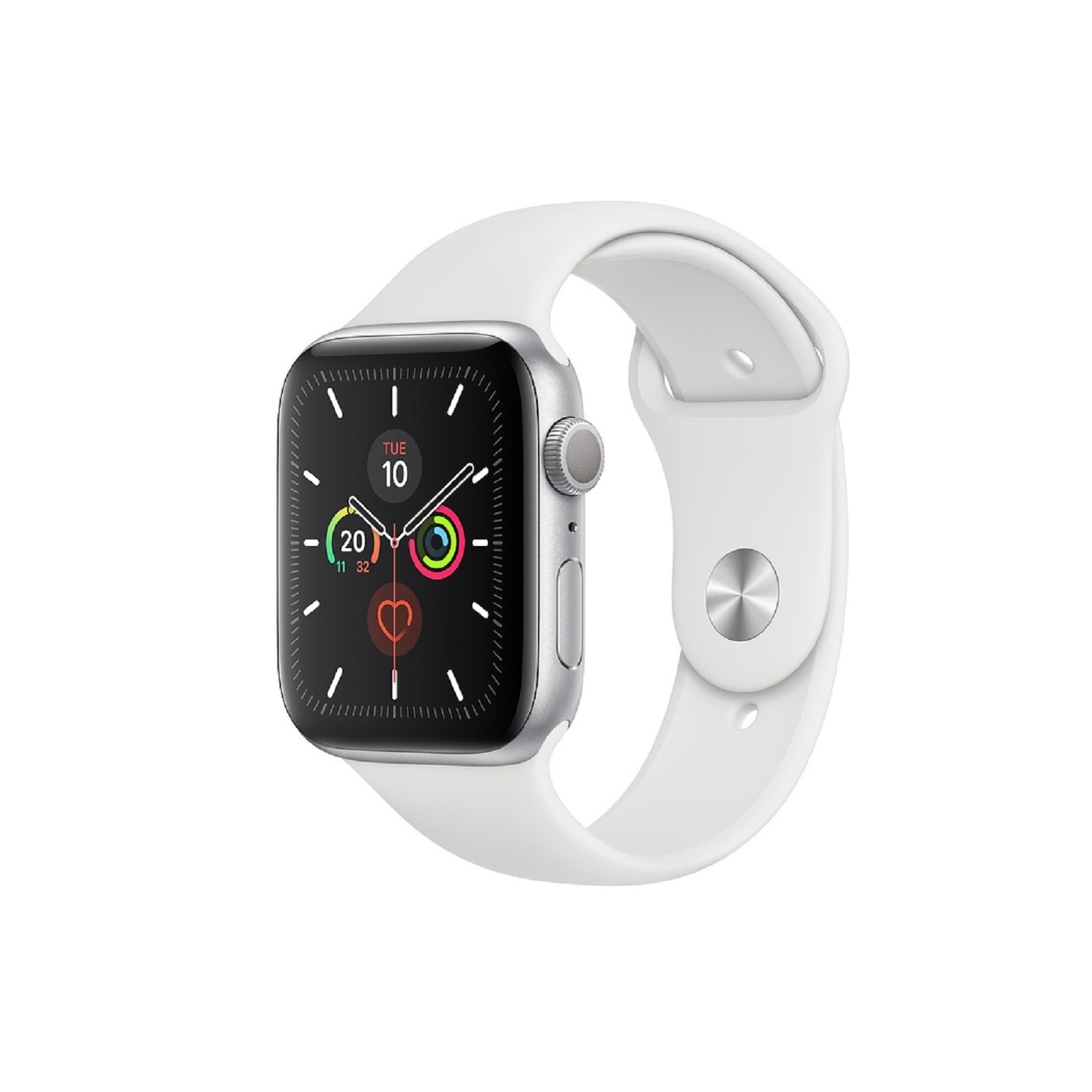 Apple Watch Series GPS 44mm Silver Aluminium Case with White Sport Band  MWVD2B Stapletons Expert Electrical