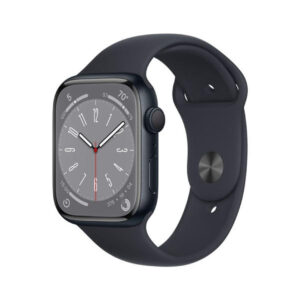 Apple Watch Series 8 GPS 45mm Midnight Aluminium Case with Midnight Sport Band – Regular – MNP13B/A