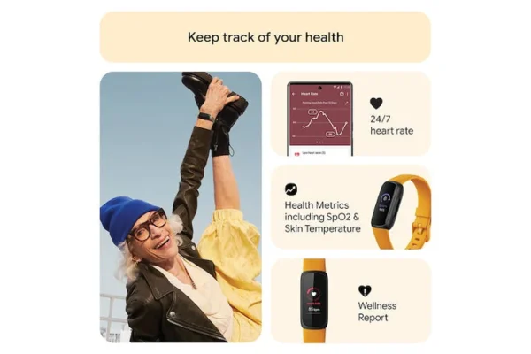 Fitbit Inspire 3 Fitness Tracker | Morning Glow 79-FB424BKYW