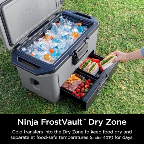 Ninja Frost Vault 50QT/47L Hard Cooler – Slate Grey FB151UKGY