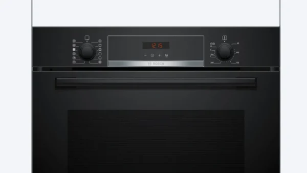 Bosch Series 4 Built-in oven with added steam function 60cm Black HQA574BB3B