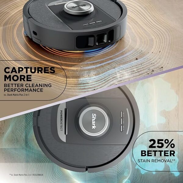 Shark Power Detect Never Touch 2-in-1 Self-Empty & Self-Refill Robot Vacuum & Mop RV2800YEUK