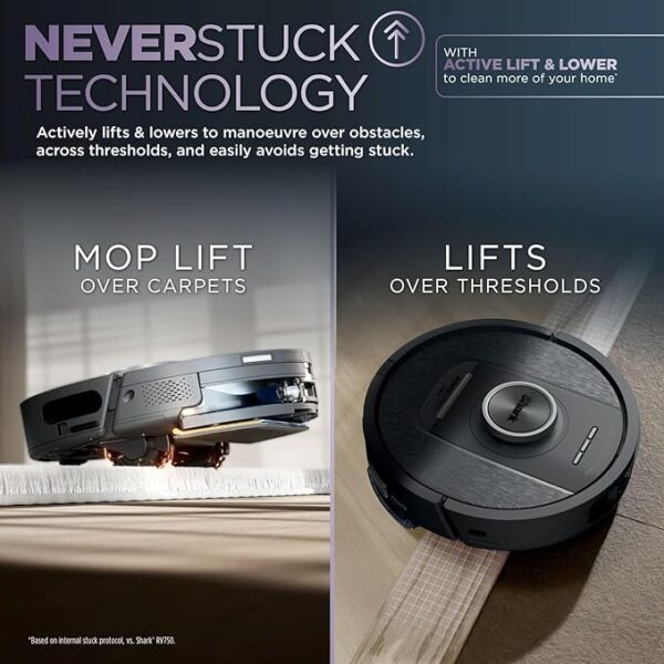 Shark Power Detect Never Touch 2-in-1 Self-Empty & Self-Refill Robot Vacuum & Mop RV2800YEUK