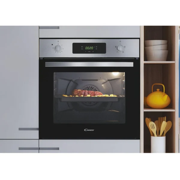 Candy 65L Built-in Single Fan Oven Stainless Steel FIDCX405